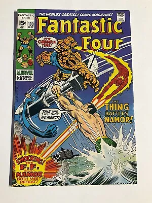 Buy Fantastic Four 103 Fn Fine 6.0 Marvel A • 19.85£