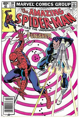 Buy Amazing Spider-Man #201  Newsstand  Punisher Appearance  Marvel 1980 • 31.59£