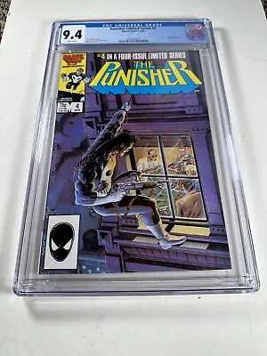 Buy PUNISHER LIMITED SERIES #4 CGC 9.4 Marvel 1986 • 54.36£