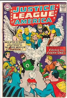 Buy Justice League Of America #21 1963 DC Comics 3.5 VG- KEY 1ST MEETING JLA & JSA • 71.58£