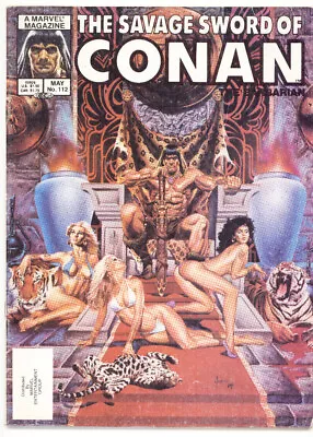 Buy THE SAVAGE SWORD OF CONAN • Issue #112 • Marvel Comics • 1985 • 6.95£