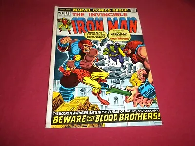 Buy BX6 Iron Man #55 Marvel 1973 Comic 5.5 Bronze Age 1ST THANOS! VISIT STORE! • 453.17£