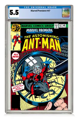 Buy Marvel Premiere #47 CGC Graded 5.5 Marvel Comics  (Scott Lang Becomes Ant-Man) • 70£