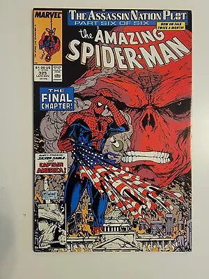 Buy Amazing Spider-man #325 Marvel Comics Todd Mcfarlane Art Captain America • 5.60£