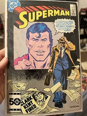 Buy Superman #410- 1985 Vintage DC Copper 30¢ - Batman Robin Joker Lex Luthor Lois • 5.99£