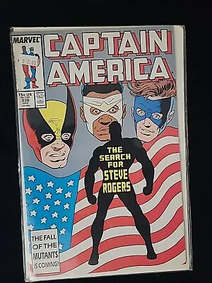 Buy Captain America 336 The Search For Steve Rogers - Marvel Comics 1987 • 12.26£