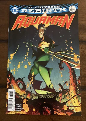 Buy DC Comics Aquaman #21 2017 Abnett NM Or Better Josh MIddleton Variant Cover • 2.21£