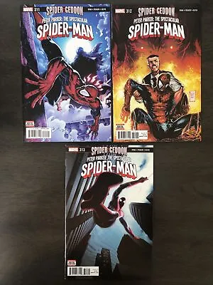Buy Peter Parker: The Spectacular Spider-man Issues #311 - #313 2019 | Spidergeddon • 10£