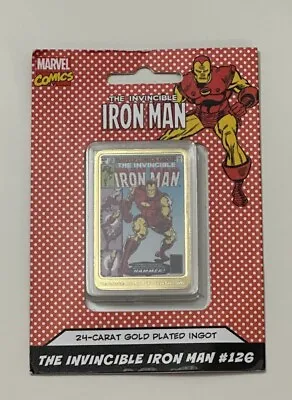 Buy Iron Man Gold Ingot Series Limited Edition Coin #126 • 27.67£