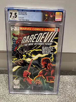 Buy Daredevil #168 - CGC 7.5 - 1st Appearance And Origin Of Elektra • 150£