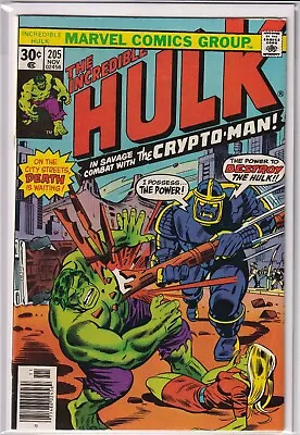 Buy 32697: Marvel Comics INCREDIBLE HULK #205 NM Grade • 10.75£