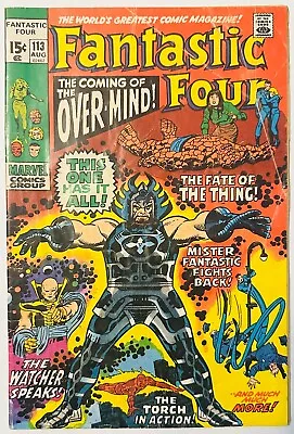 Buy 1971- Marvel- Fantastic Four #113-1st App Of Over-Mind-mid Grade- VG/FN • 20.11£
