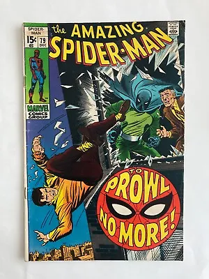 Buy Amazing Spider-Man #79 (1969) 2nd Prowler Appearance | John Romita Cover | FN- • 27.66£
