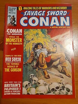 Buy Savage Sword Of Conan #29 Mar 1980 FINE+ 6.5 Gene Colan Art • 3.99£
