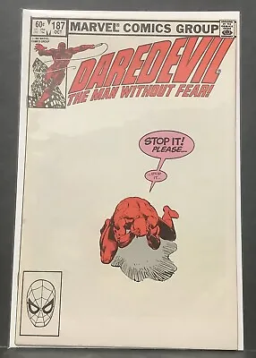 Buy Daredevil - #187 - 1st App Chaste - Frank Miller - Marvel - Direct - 1982 - F/VF • 5.53£