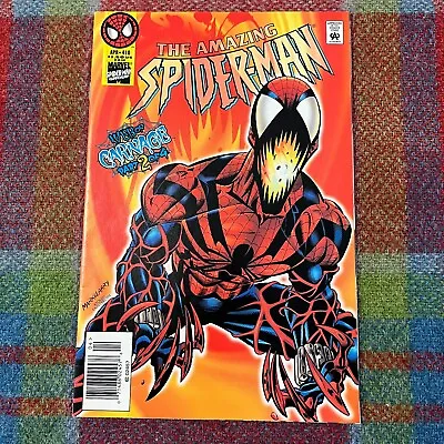 Buy Amazing Spider-Man #410 1st App Spider-Carnage Newsstand UPC Variant 1996 VF/NM • 53.43£