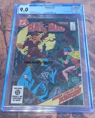 Buy Batman #373 Cgc 9.0 July 1984 Scarecrow Appearance Dc Comics • 139.92£