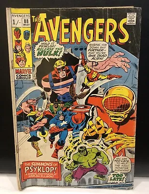 Buy AVENGERS #88 Comic Marvel Comics 1971 Bronze Age • 9.44£