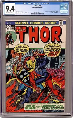 Buy Thor #208 CGC 9.4 1973 4356153003 • 90.92£