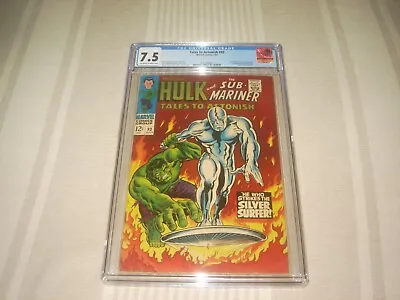 Buy TalesTo Astonish #93 CGC 7.5  Silver Age Marvel Comic    Silver Surfer VS Hulk • 390.97£
