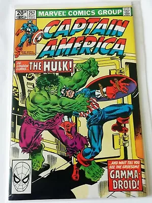 Buy Captain America #257 - May 1981 - Hulk Appearance!high Grade 9.8 🌟🌟🌟🌟 • 12£
