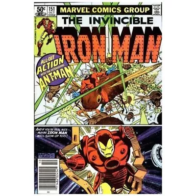 Buy Iron Man (1968 Series) #151 Newsstand In VF Minus Condition. Marvel Comics [k • 5.78£