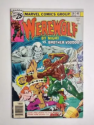 Buy Marvel Comics Werewolf By Night #39 1st Meeting/Team-Up With Brother Voodoo VF • 35.68£