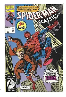 Buy 1993 Marvel-Spider-Man Classics-@1-Origin Of Dr Strange-Script-Stan Lee-NM • 7.49£