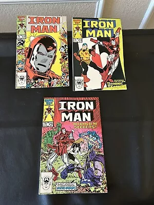 Buy Marvel Comics Iron Man #212, 213, 214 Lot Of 3 • 7.92£