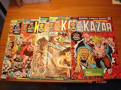 Buy KA-ZAR 5 Book Lot Lord Of The Jungle #4, #9, #12,#13, #16 • 11.92£