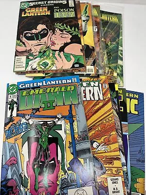 Buy Green Lantern Lot 19 DC Comics SECRET ORIGINS 36 Poison Ivy 176-178 Emerald Dawn • 19.99£