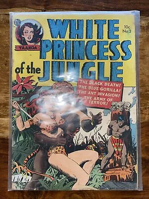 Buy Taanda White Princess Of The Jungle Issue 3. 1952. Avon Comics. Golden Age. FA/G • 4.99£