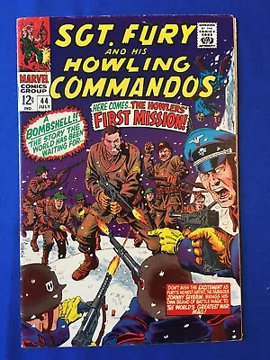 Buy Sgt. Fury And His Howling Commandos #44 FN/VFN (7.0) MARVEL ( Vol 1 1967) (C) • 16£