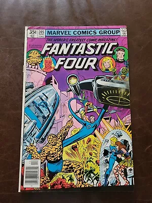 Buy Fantastic Four #205 FN/VF 1st Team App Of Nova Corps 1st App Of Rul Marvel 1979 • 15.78£