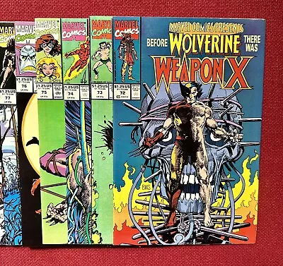 Buy MARVEL COMICS PRESENTS #72-84 FULL RUN 2x Newstand Issues 1st Weapon X Wolverine • 180.71£