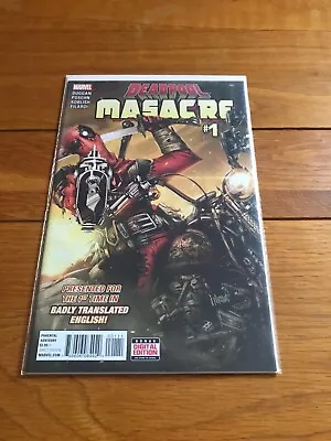 Buy Deadpool Masacre 1. Nm Cond. July 2016. Marvel. • 2.25£