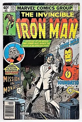 Buy Iron Man #125 Published By Marvel Comics *Signed By John Romata, Jr- CO4 • 19.99£