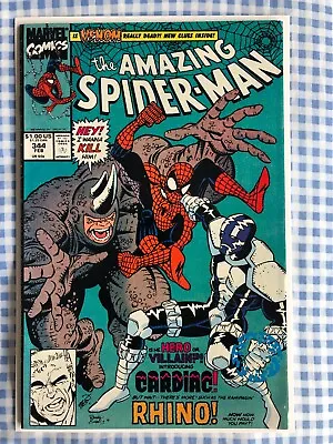 Buy Amazing Spider-Man 344 (1991) 1st App Of Cletus Kasady (Carnage). Rhino App [6.5 • 19.99£