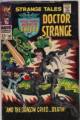 Buy Strange Tales 163 - 1967 - Dr. Strange, Steranko - Fine + • 29.99£