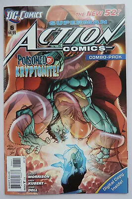Buy Action Comics #6 - New 52 Superman 1st Printing - DC Comics April 2012 F/VF 7.0 • 4.45£