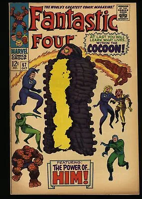 Buy Fantastic Four #67 FN+ 6.5 1st Appearance HIM/Adam Warlock! Stan Lee! Marvel • 101.75£