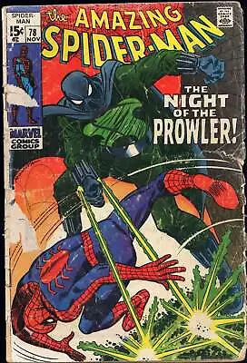 Buy Amazing Spider-Man #78 Poor 1st Appearance Of Prowler! L@@K! • 27.30£