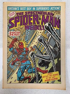Buy MARVEL THE SPECTACULAR SPIDER-MAN WEEKLY COMIC #347 1979 Ft.Spider-Slayer • 2.99£