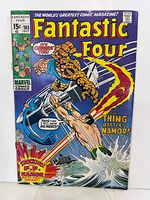 Buy Fantastic Four #103 (1961) VF/NM 1970 - 1st John Romita Issue • 79.95£