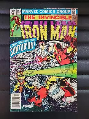 Buy Iron Man #143 NM | 9.4 + Many Pics!  1st Sunturion, Arthur Dearborn! • 37.95£
