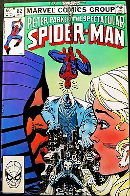 Buy PETER PARKER SPECTACULAR SPIDER-MAN #82 FN/VFN 1983 CLOAK DAGGER PUNISHER Marvel • 3.99£