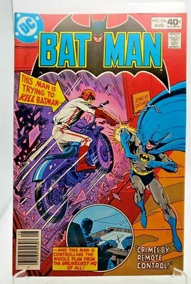 Buy Batman #326 1980-Bronze Age-DC- Motorcycle Cover Whiteman- VF/NM • 26.05£
