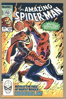 Buy Amazing Spider-Man 250 (VFNM) J.R. Jr! Janson HOBGOBLIN Kingpin 1984 Marvel X891 • 15.80£