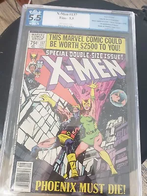 Buy Uncanny X-Men #137 🔑 Issue Death Of Phoenix PGX 5.5 Fine Newstand Double-Sized • 62.43£