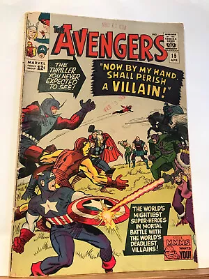 Buy Marvel THE AVENGERS Silver Age Vol.1 #15 1965 Avengers Vs Zemo's Horde! VG- • 39.99£